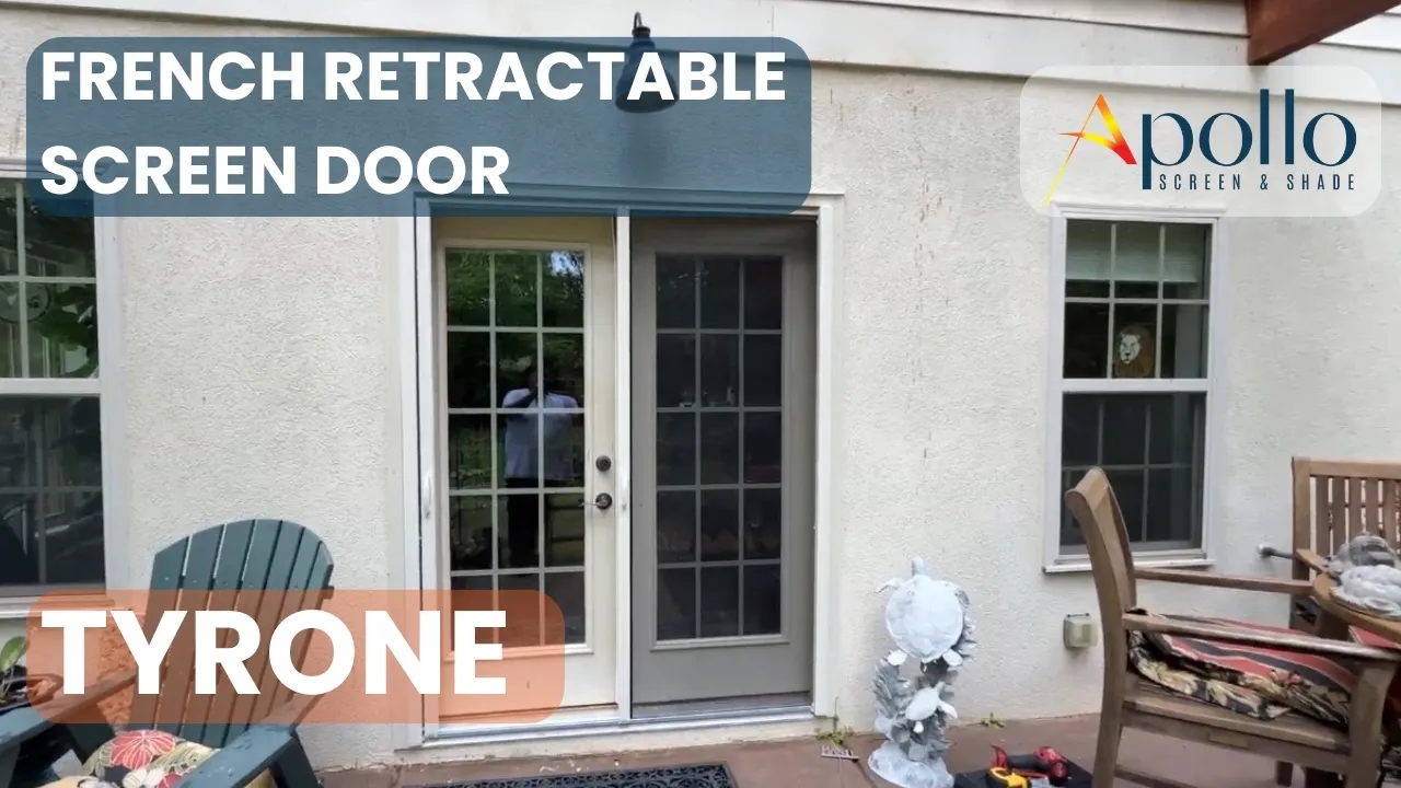French Retractable Screen Door Installation  Tyrone, GA thumbnail.webp